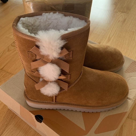 Koolaburra by Ugg - Victoria Short Bootie - Women’s 8 - Cognac - Picture 11 of 15